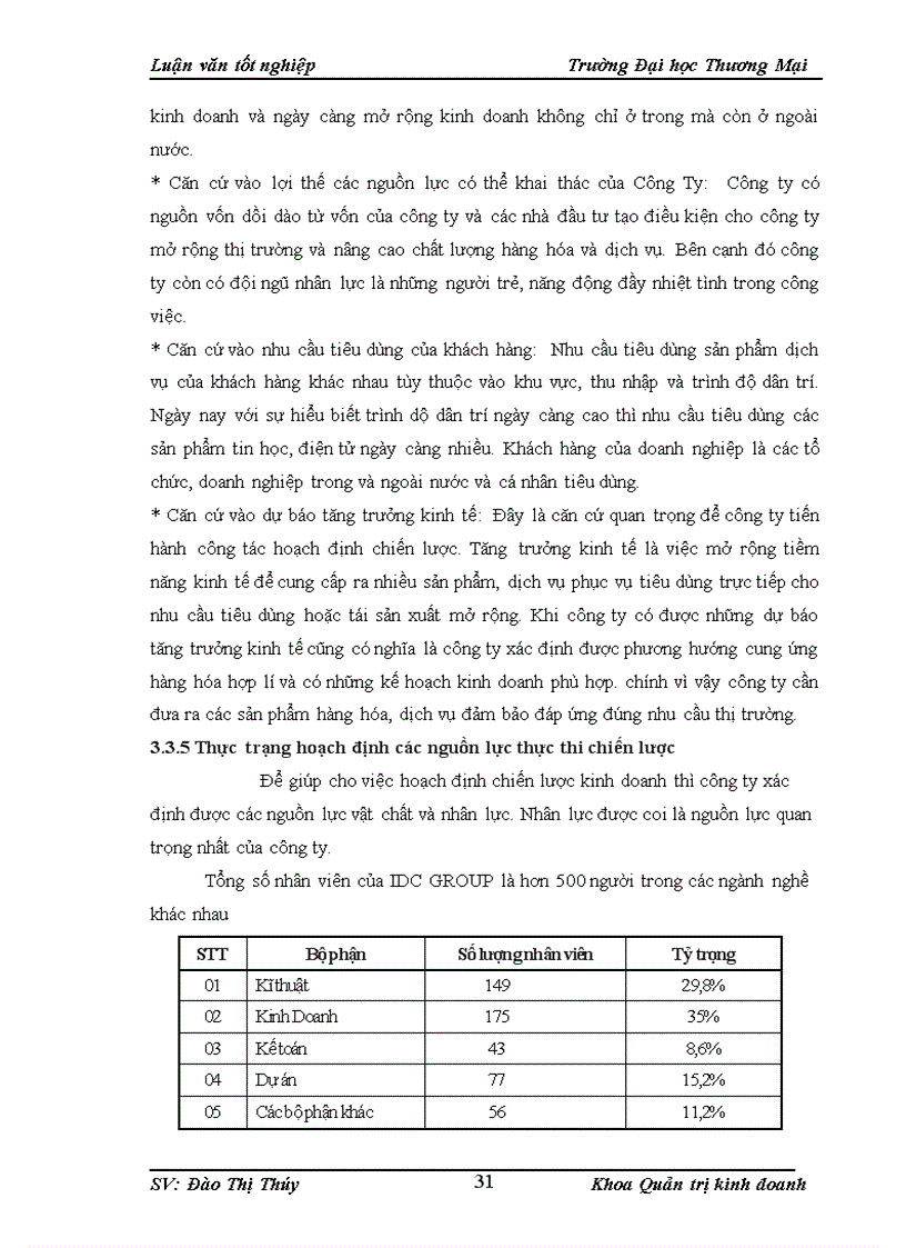 image for page Hoạch định chiến lược kinh doanh của Công ty Cổ Phần Tập Đoàn IDC 1