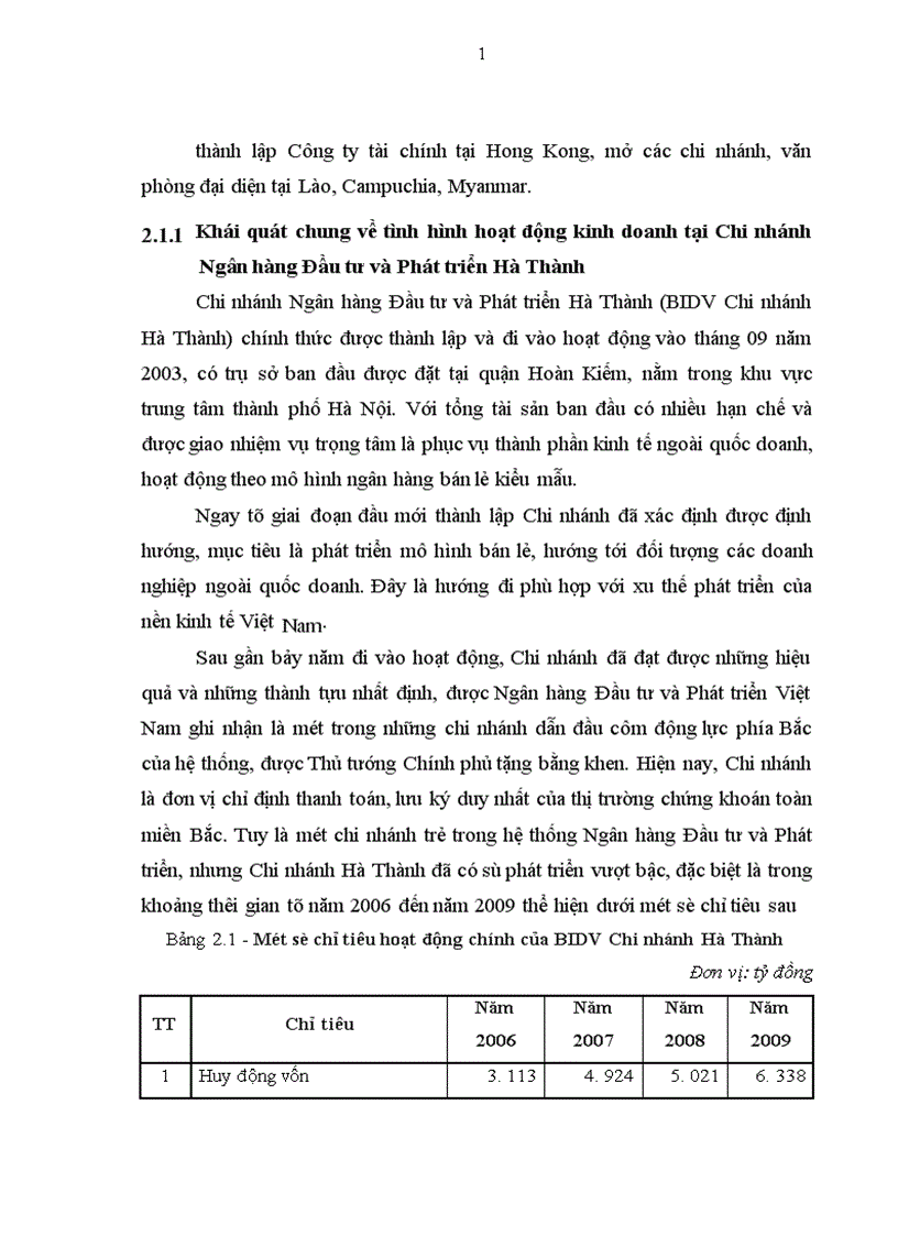 image for page Giải pháp nâng cao hiệu quả kinh doanh ngoại hối của Chi nhánh Ngân hàng Đầu tư và Phát triển Hà Thành
