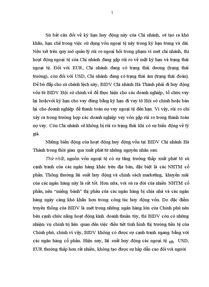 image for page Giải pháp nâng cao hiệu quả kinh doanh ngoại hối của Chi nhánh Ngân hàng Đầu tư và Phát triển Hà Thành