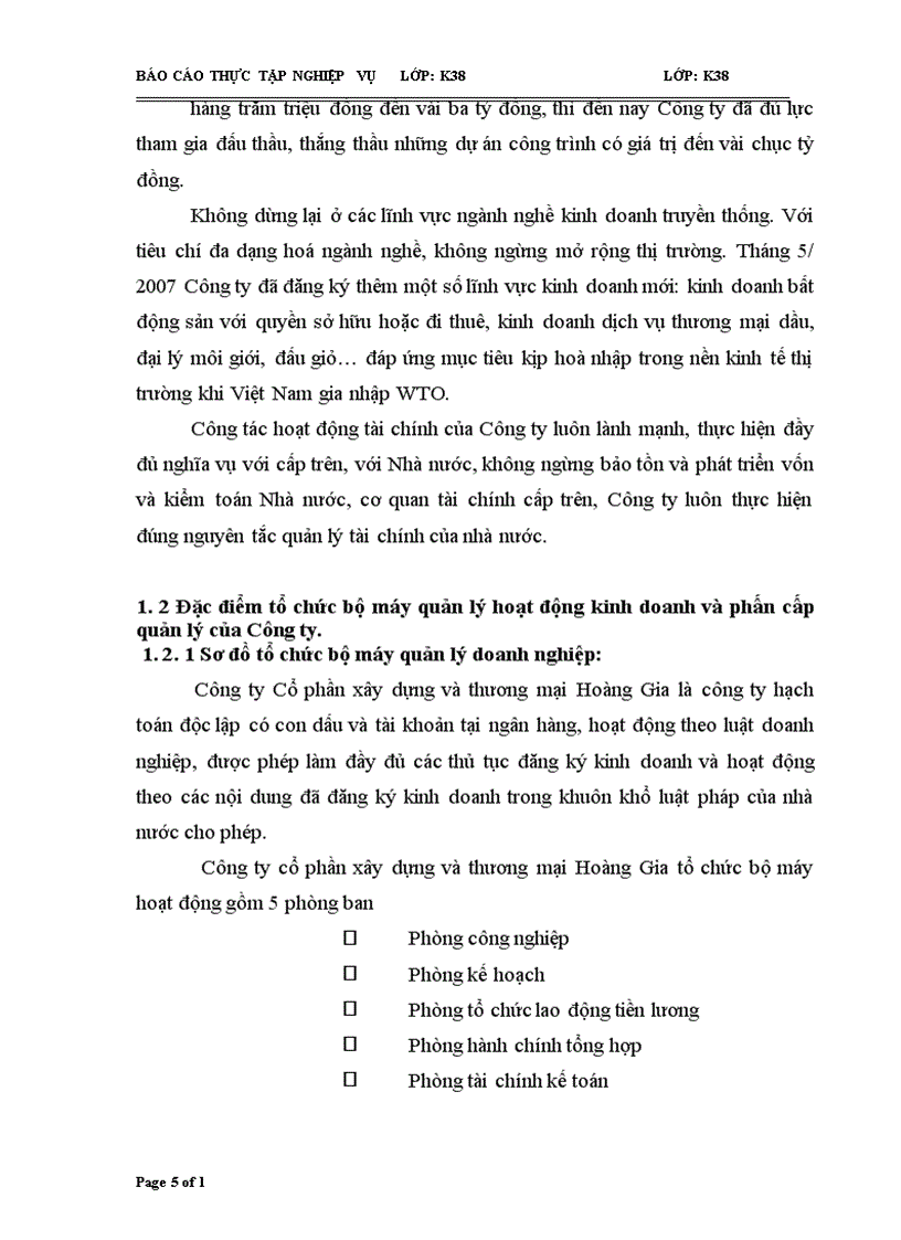 image for page Thực trạng kế toán chi phí sản xuất và tính giá thành sản phẩm tại Công ty cổ phần xây dựng và thương mại Hoàng Gia
