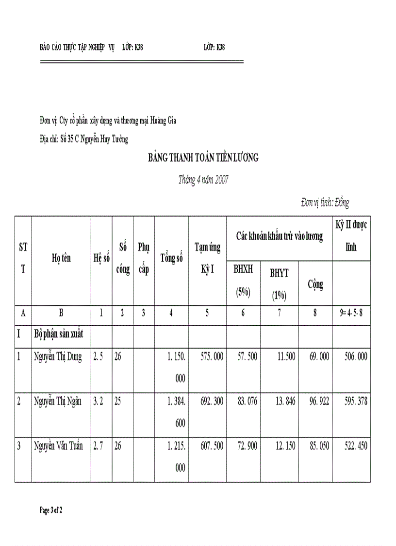 image for page Thực trạng kế toán chi phí sản xuất và tính giá thành sản phẩm tại Công ty cổ phần xây dựng và thương mại Hoàng Gia
