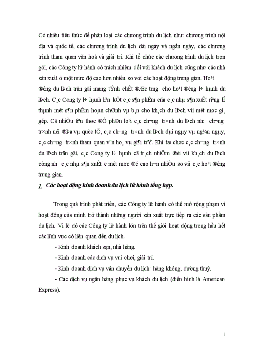 image for page Một số giải pháp nhằm phát triển hoạt động kinh doanh lữ hành quốc tế tại Công ty Du lịch Hà Nội Toserco 1