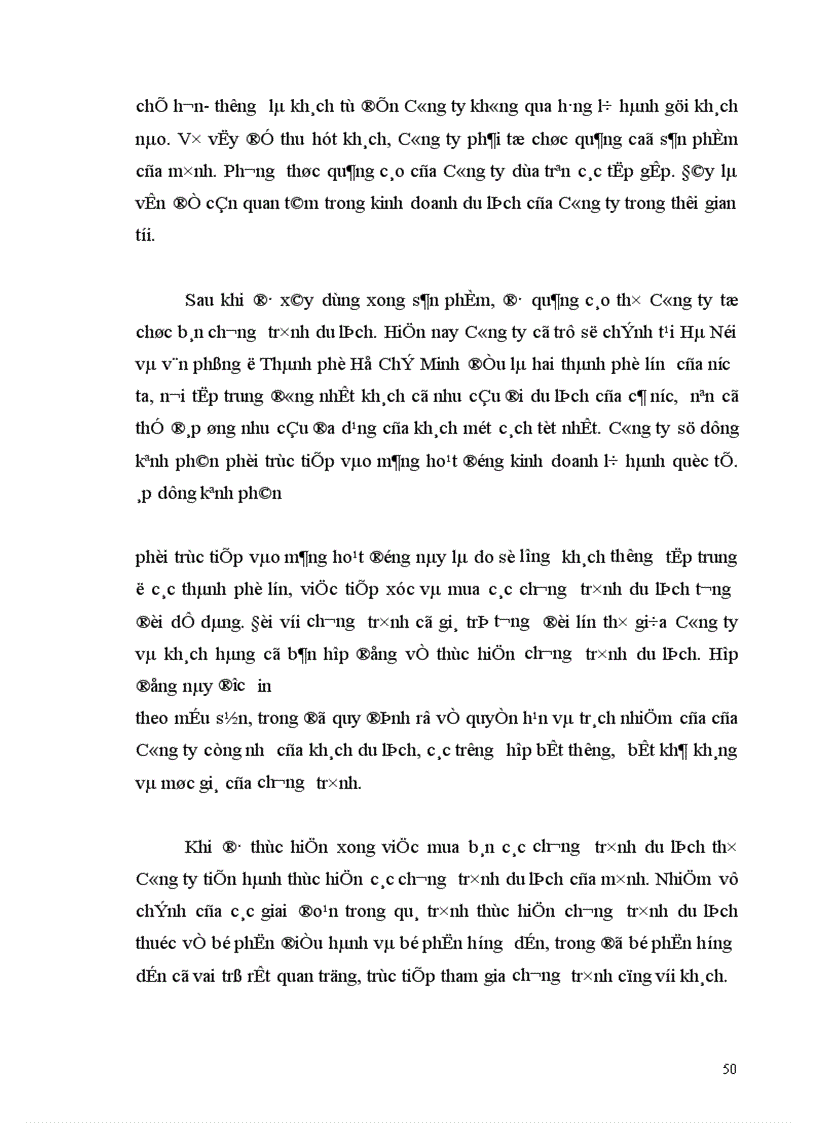 image for page Một số giải pháp nhằm phát triển hoạt động kinh doanh lữ hành quốc tế tại Công ty Du lịch Hà Nội Toserco 1