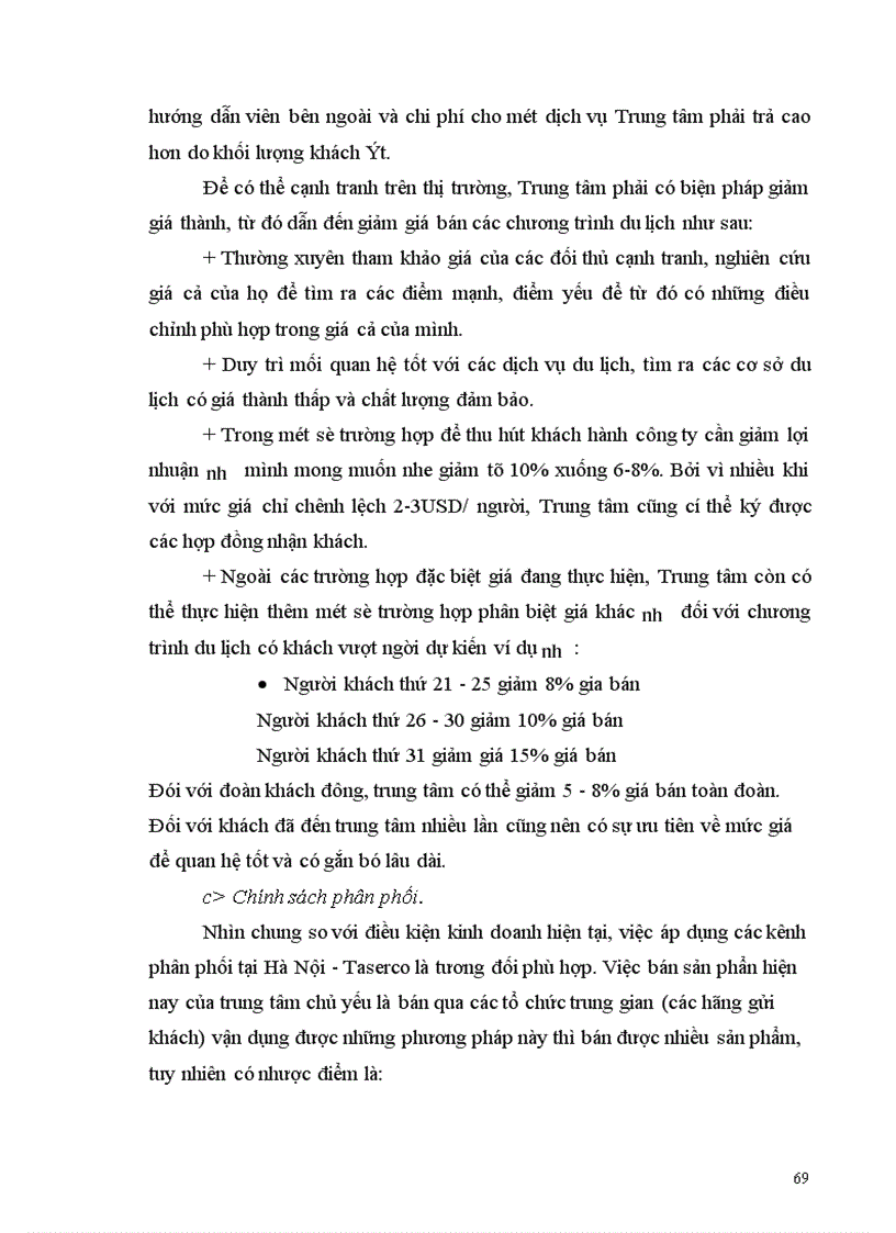 image for page Một số giải pháp nhằm phát triển hoạt động kinh doanh lữ hành quốc tế tại Công ty Du lịch Hà Nội Toserco 1