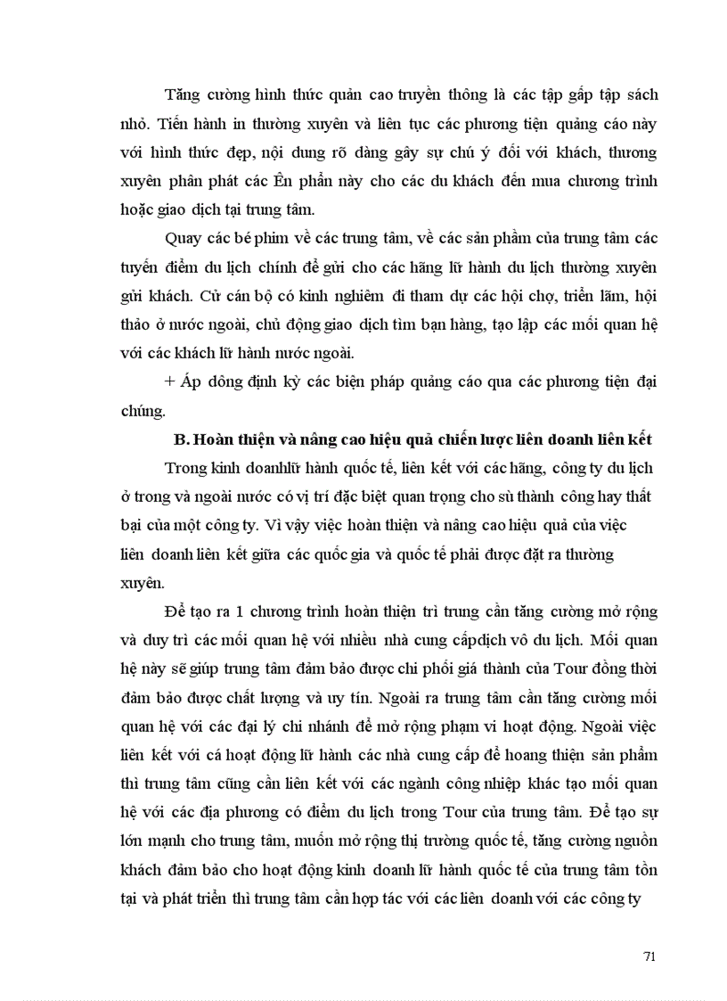 image for page Một số giải pháp nhằm phát triển hoạt động kinh doanh lữ hành quốc tế tại Công ty Du lịch Hà Nội Toserco 1