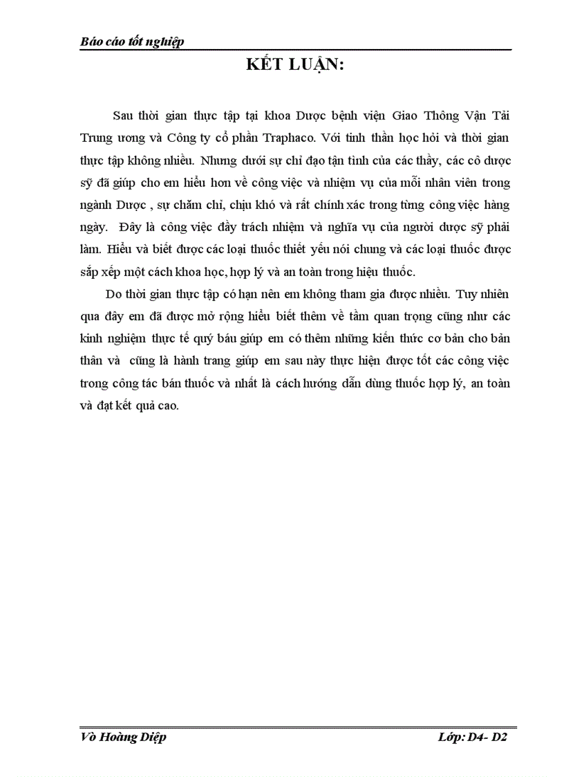 image for page Thực tập tại Khoa Dược bệnh viện GiaoThông Vận Tải Trung Ương