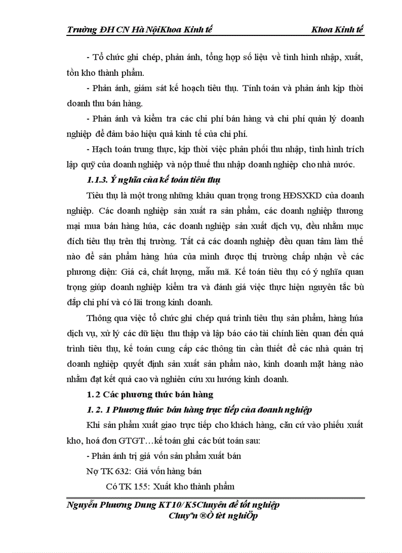 image for page Kế toán tiêu thụ và xác định kết quả kinh doanh tại công ty TNHH Thương mại Phúc Hưng 1