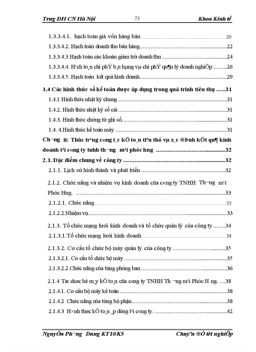 image for page Kế toán tiêu thụ và xác định kết quả kinh doanh tại công ty TNHH Thương mại Phúc Hưng 1