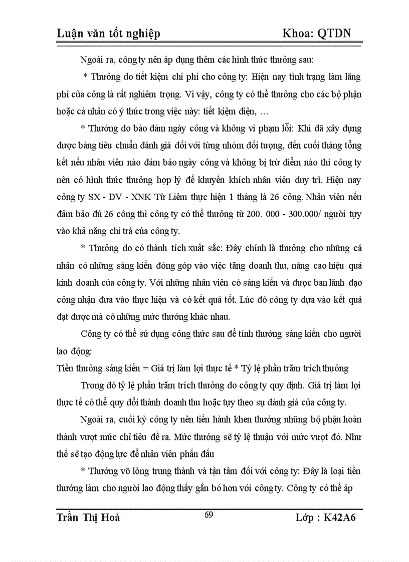 image for page Hoàn thiện công tác đãi ngộ tài chính của công ty cổ phần SX DV XNK Từ Liêm 1