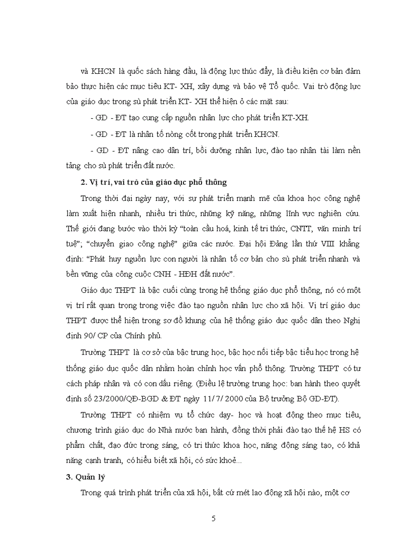 image for page Các biện pháp quản lý đội ngũ tổ trưởng chuyên môn của Hiệu trưởng ở trường THPT 1