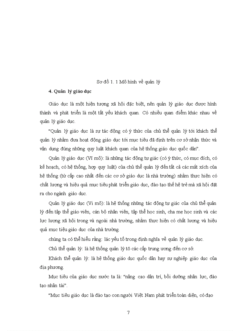 image for page Các biện pháp quản lý đội ngũ tổ trưởng chuyên môn của Hiệu trưởng ở trường THPT 1