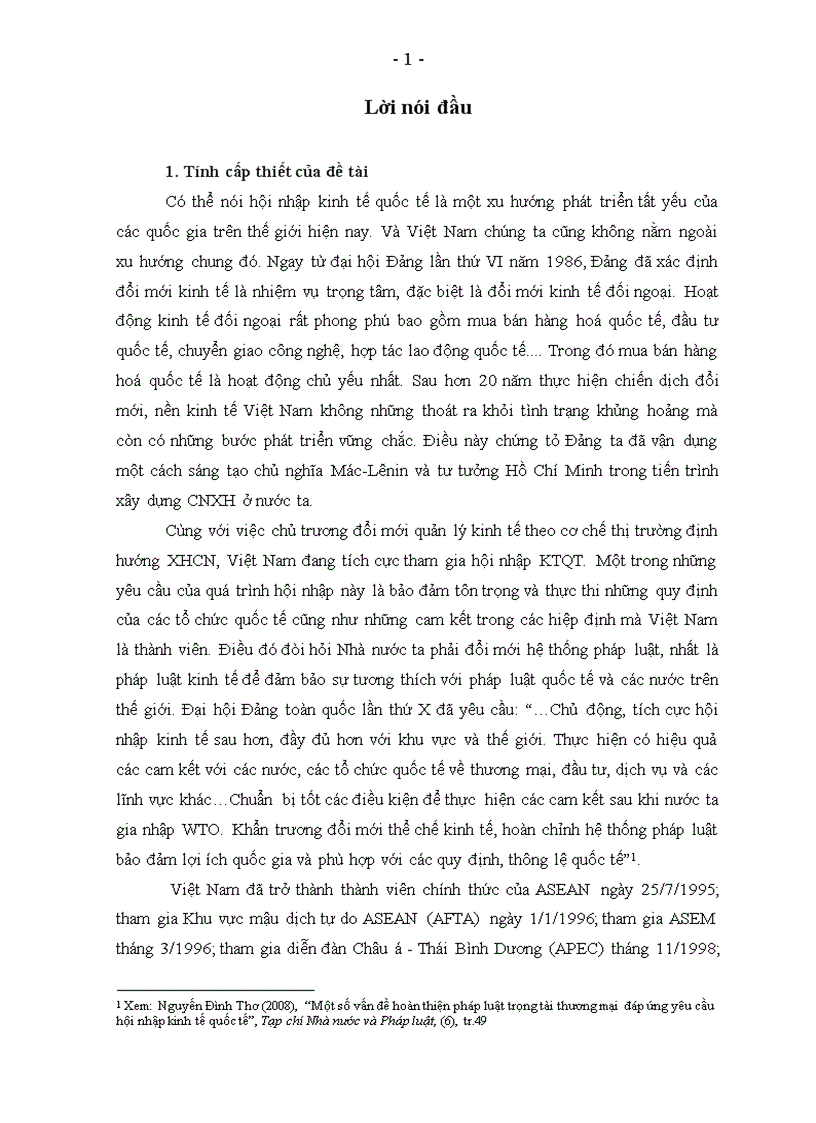 image for page Giải quyết tranh chấp về hợp đồng mua bán hàng hoá quốc tế bằng trọng tài ở Việt Nam