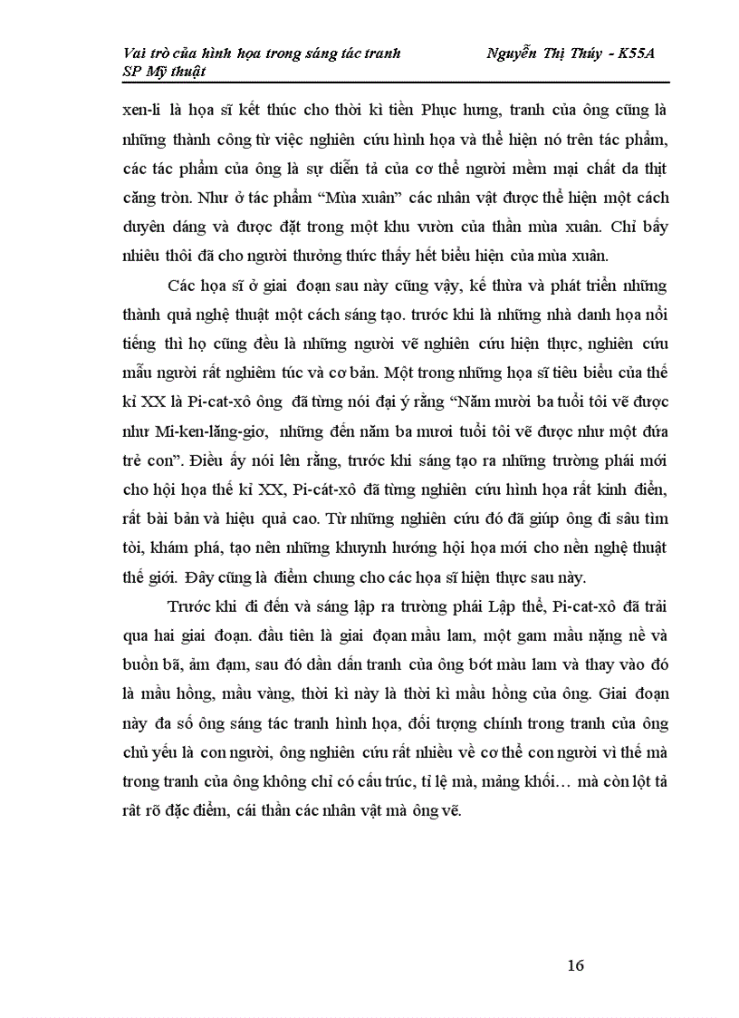 image for page Vai trò của hình họa trong sáng tác tranh 1