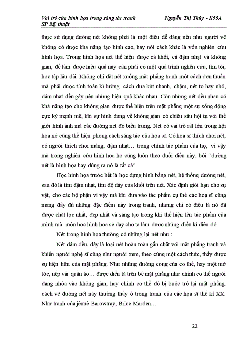 image for page Vai trò của hình họa trong sáng tác tranh 1