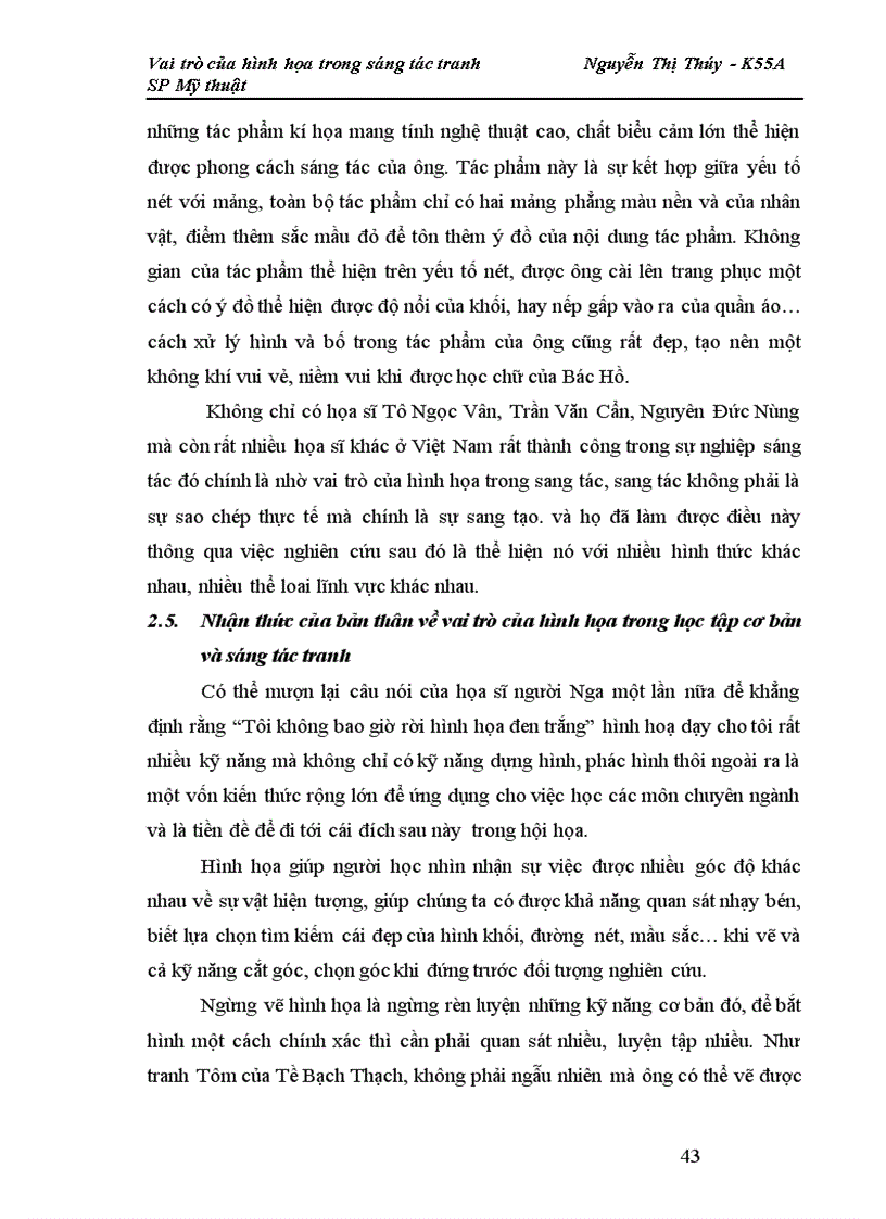 image for page Vai trò của hình họa trong sáng tác tranh 1