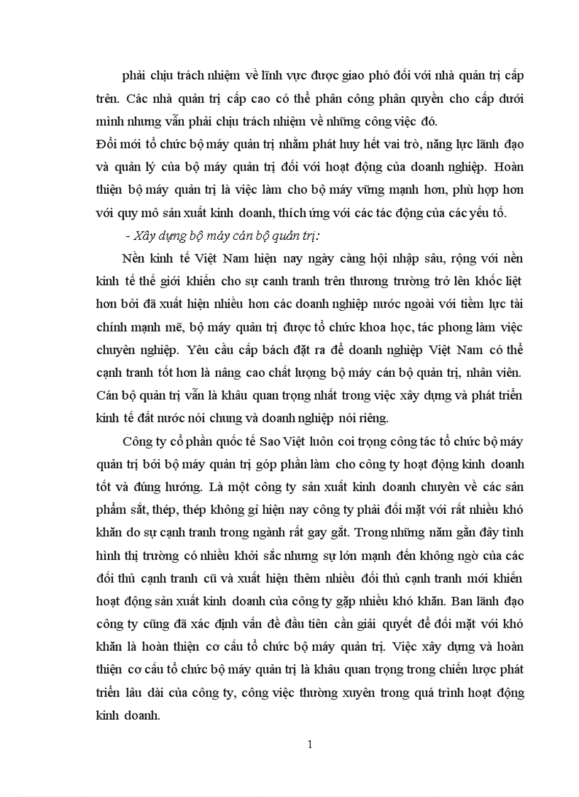 image for page Hoàn thiện tổ chức bộ máy quản trị Công ty Cổ phần quốc tế Sao Việt 1