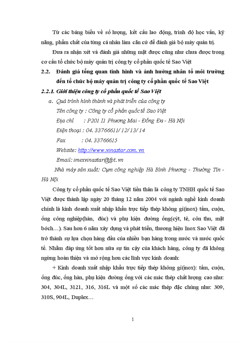 image for page Hoàn thiện tổ chức bộ máy quản trị Công ty Cổ phần quốc tế Sao Việt 1