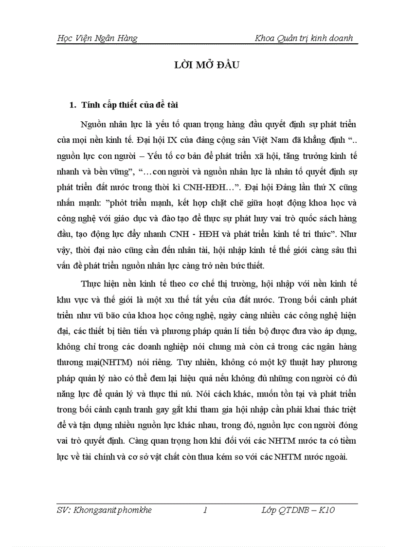 image for page Thực trạng công tác đào tạo và phát triển nguồn nhân lực tại ngân hàng thương mại cổ phần Lào Việt chi nhánh hà nội 1