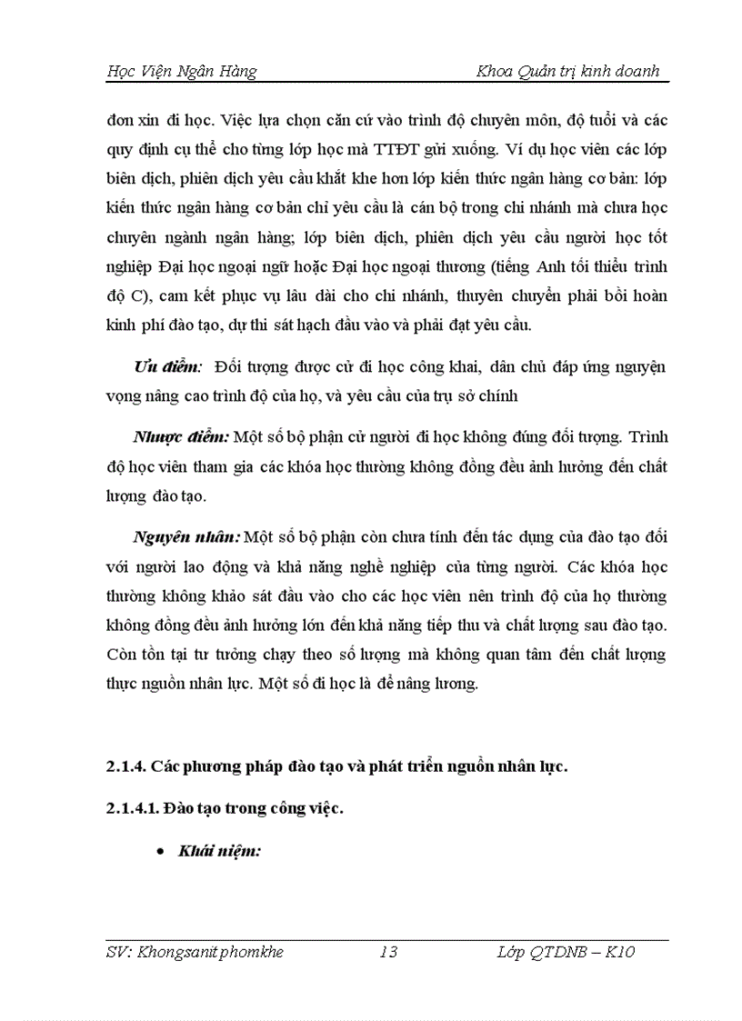 image for page Thực trạng công tác đào tạo và phát triển nguồn nhân lực tại ngân hàng thương mại cổ phần Lào Việt chi nhánh hà nội 1
