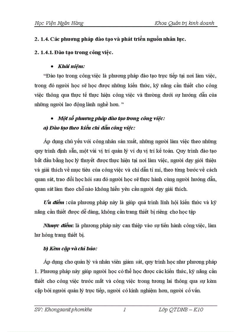 image for page Thực trạng công tác đào tạo và phát triển nguồn nhân lực tại ngân hàng thương mại cổ phần Lào Việt chi nhánh hà nội 1