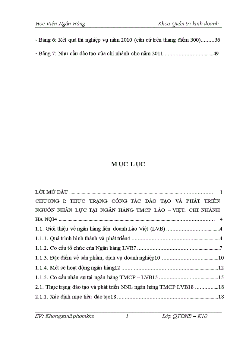image for page Thực trạng công tác đào tạo và phát triển nguồn nhân lực tại ngân hàng thương mại cổ phần Lào Việt chi nhánh hà nội 1