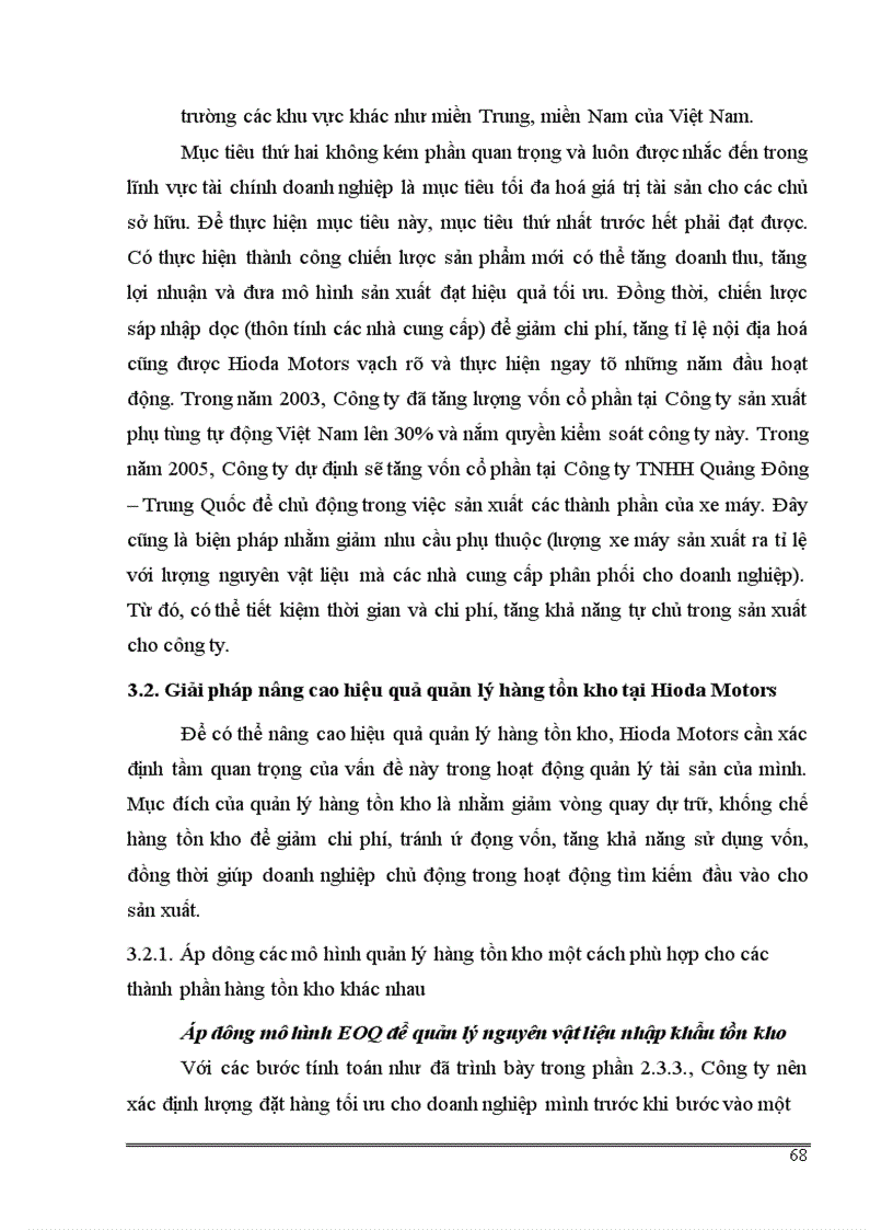 image for page Giải pháp nâng cao hiệu quả quản lý hàng tồn kho tại Công ty Liên doanh Hioda Motors 1