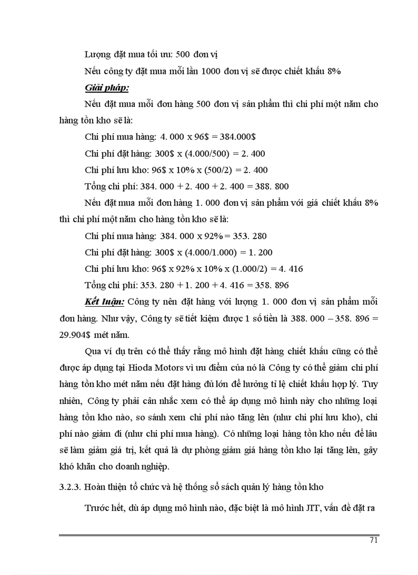image for page Giải pháp nâng cao hiệu quả quản lý hàng tồn kho tại Công ty Liên doanh Hioda Motors 1