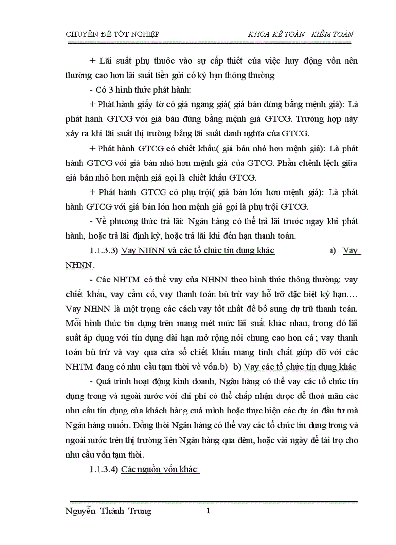image for page Thực trạng và giải pháp nhằm nâng cao hiệu quả nghiệp vụ huy động vốn tại sở giao dịch Thăng Long NHTMCP Nam Á