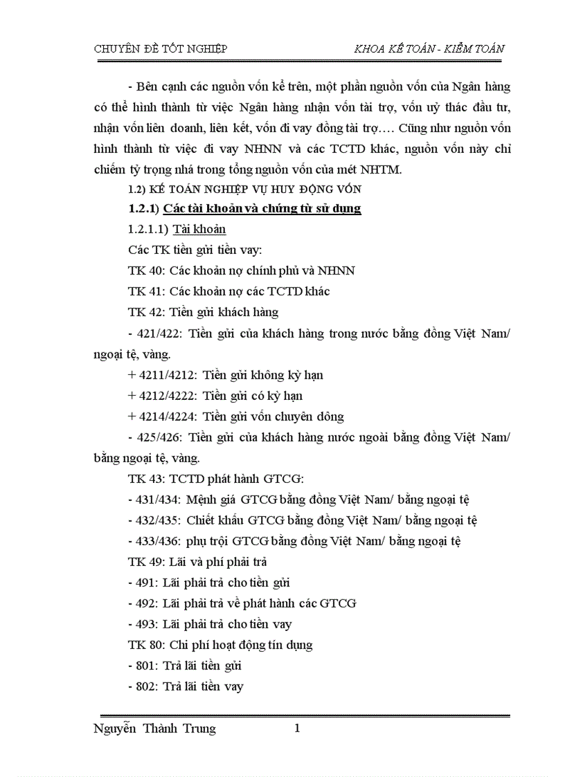image for page Thực trạng và giải pháp nhằm nâng cao hiệu quả nghiệp vụ huy động vốn tại sở giao dịch Thăng Long NHTMCP Nam Á