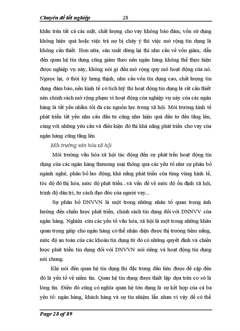 image for page Phát triển hoạt động tín dụng đối với các doanh nghiệp vừa và nhỏ tại Ngân hàng thương mại cổ phần quân đội Chi nhánh Minh Khai 1