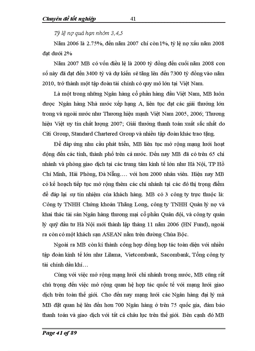 image for page Phát triển hoạt động tín dụng đối với các doanh nghiệp vừa và nhỏ tại Ngân hàng thương mại cổ phần quân đội Chi nhánh Minh Khai 1