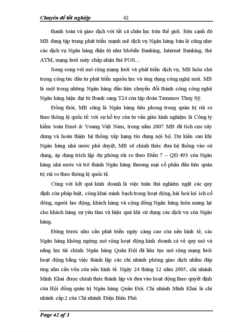 image for page Phát triển hoạt động tín dụng đối với các doanh nghiệp vừa và nhỏ tại Ngân hàng thương mại cổ phần quân đội Chi nhánh Minh Khai 1