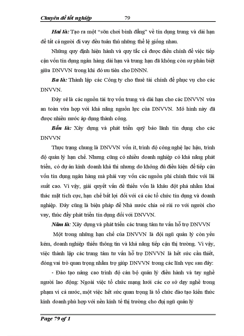 image for page Phát triển hoạt động tín dụng đối với các doanh nghiệp vừa và nhỏ tại Ngân hàng thương mại cổ phần quân đội Chi nhánh Minh Khai 1
