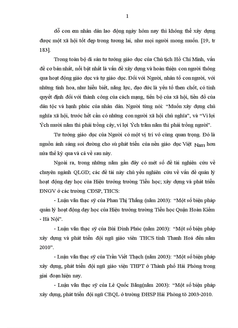 image for page Một số biện pháp xây dựng và phát triển đội ngũ giáo viên Tiểu học ở Thị xã Thủ Dầu Một Bình Dương giai đoạn 2005 2010