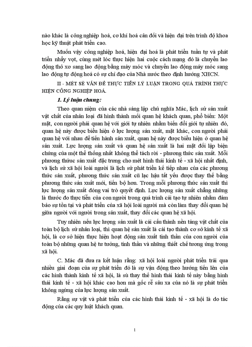image for page Một số vấn đề về thực tiễn và lý luận trong quá trình thực hiện công nghiệp hoá hiện đại hoá