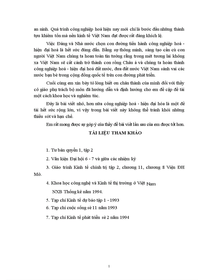 image for page Một số vấn đề về thực tiễn và lý luận trong quá trình thực hiện công nghiệp hoá hiện đại hoá