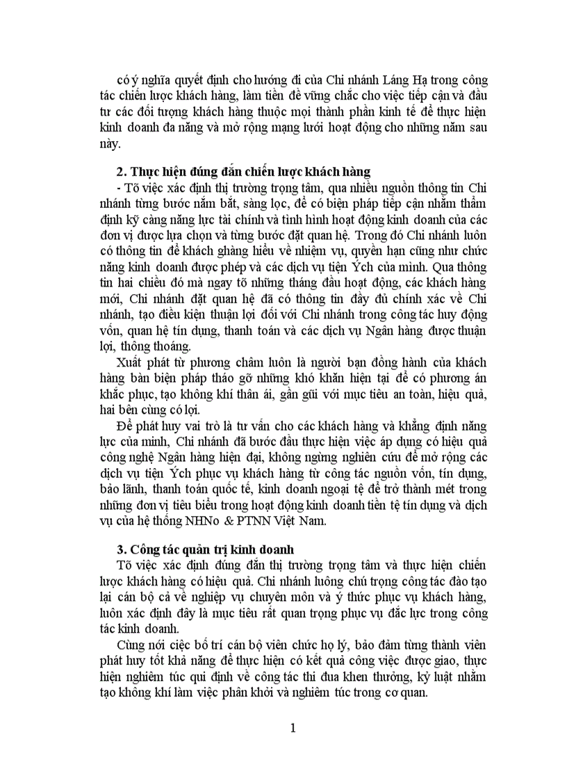 image for page Khái quát về tình hình hoạt động của Chi nhánh Ngân hàng Nông nghiệp và Phát triển Nông thôn Láng Hạ