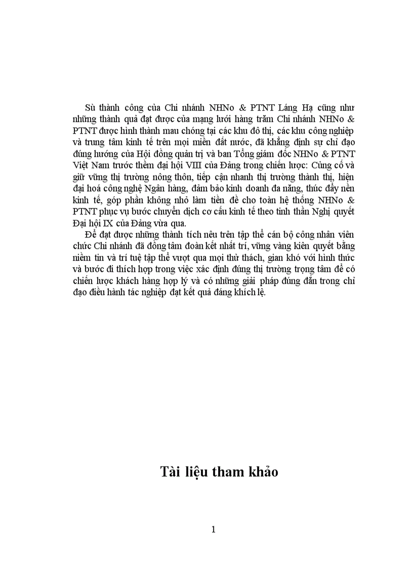 image for page Khái quát về tình hình hoạt động của Chi nhánh Ngân hàng Nông nghiệp và Phát triển Nông thôn Láng Hạ