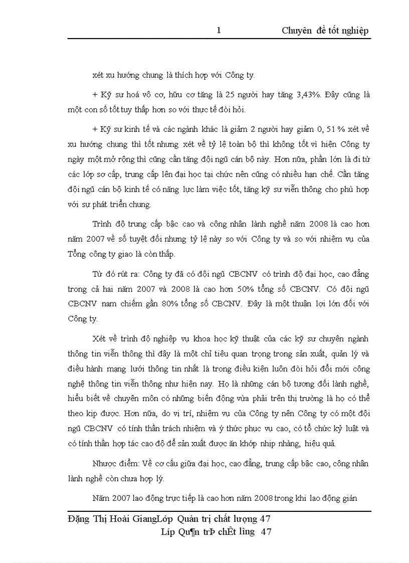 image for page Nâng cao chất lượng dịch vụ nhằm tăng cường khả năng cạnh tranh của Công ty thông tin viễn thông điện lực 1