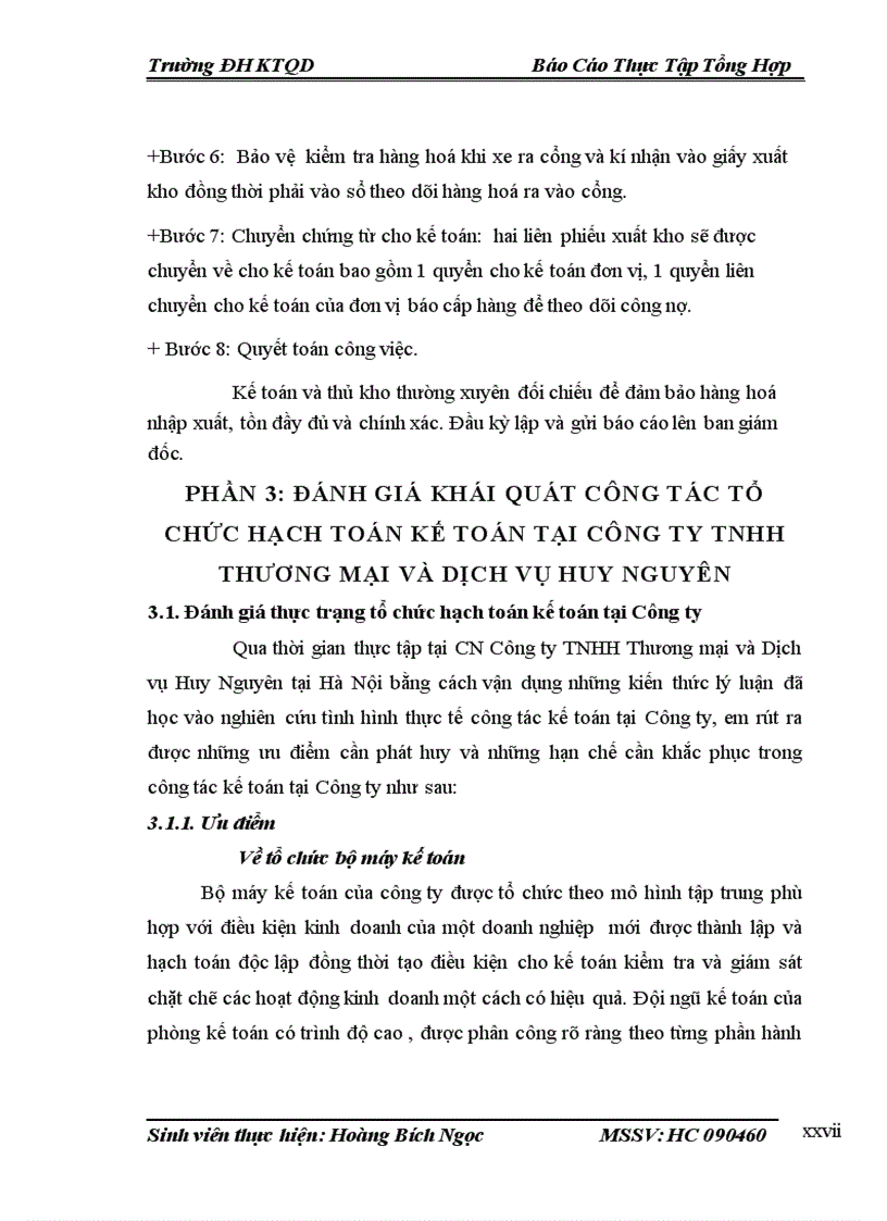 image for page Thực trạng tổ chức hạch toán kế toán tại Công ty TNHH Thương mại và Dịch vụ Huy Nguyên 1
