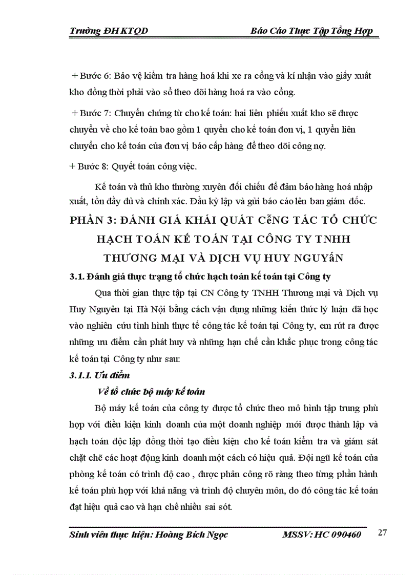 image for page Thực trạng tổ chức hạch toán kế toán tại Công ty TNHH Thương mại và Dịch vụ Huy Nguyên 1
