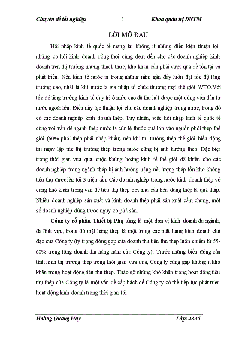 image for page Đẩy mạnh hoạt động tiêu thụ thép trên thị trường Hà Nội của công ty Cổ phần Thiết bị Phụ tùng