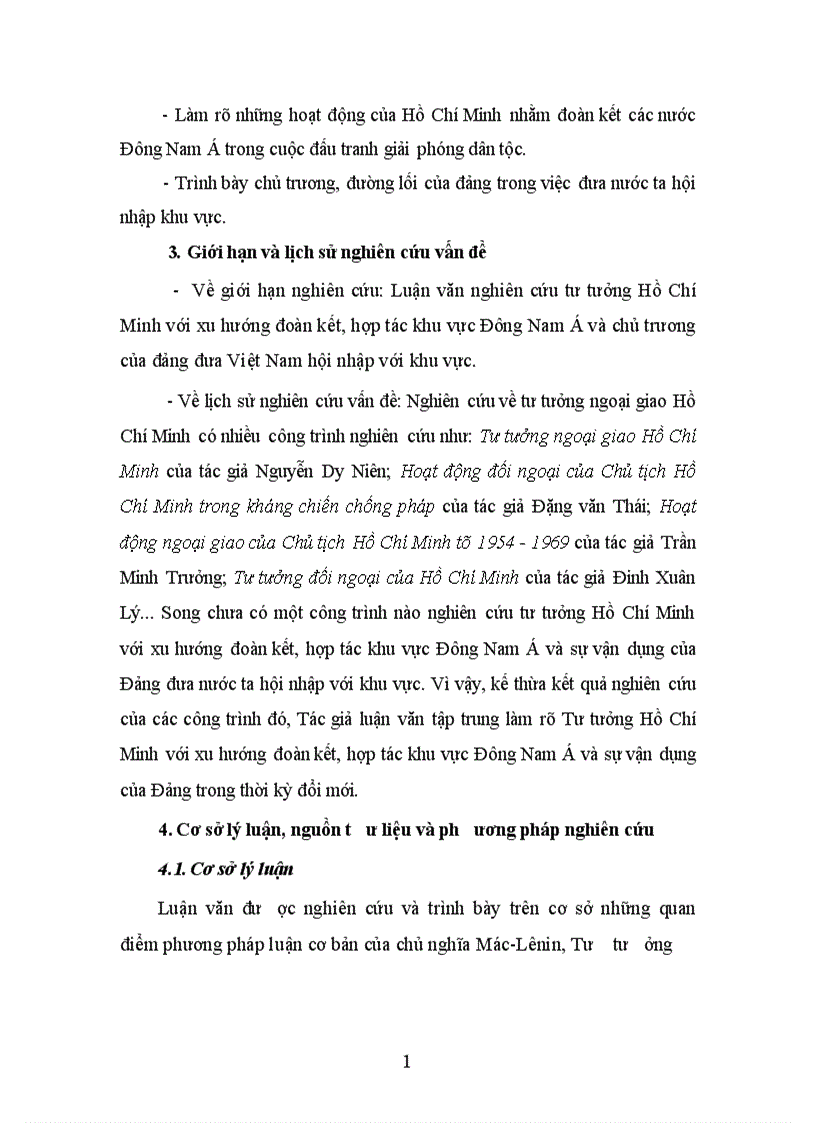 image for page Tư tưởng Hồ Chí Minh với xu hướng đoàn kết hợp tác khu vực Đông Nam á và sự vận dụng của Đảng trong thời kỳ đổi mới 1