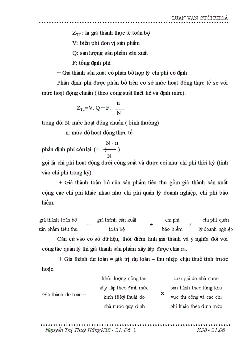 image for page Hoàn thiện kế toán tập hợp chi phí sản xuất và tính giá thành sản phẩm xây lắp tại Công ty xây dựng và phát triển đô thị 1
