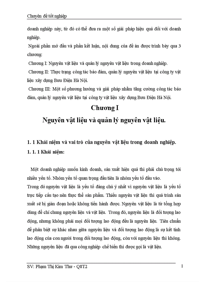 image for page Một số phương hướng và biện pháp cơ bản nhằm tăng cường công tác quản lý nguyên vật liệu trong doanh nghiệp 1