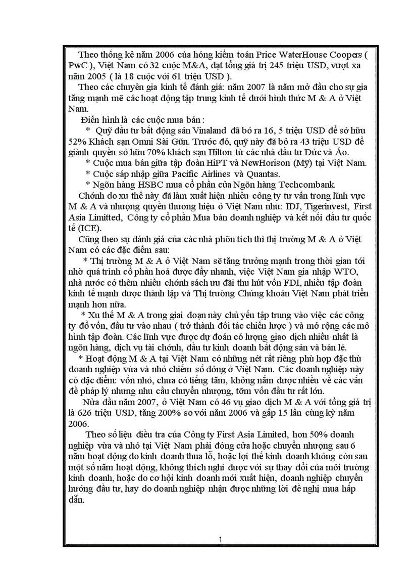 image for page Một số vấn đề về tình hình sáp nhập và giải thể doanh nghiệp 1