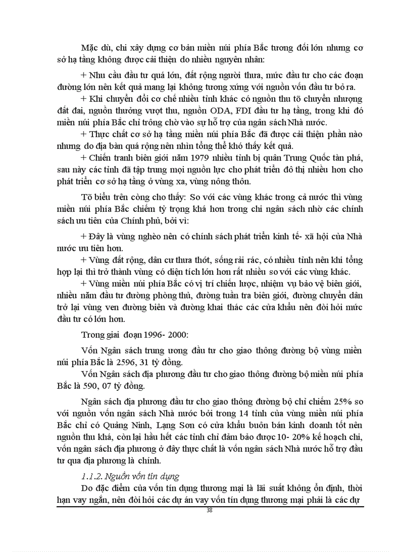 image for page Phương hướng và giải pháp nhằm tăng cường huy động vốn cho đầu tư phát triển mạng lưới giao thông đường bộ vùng miền núi phía Bắc giai đoạn 2001 2010 1
