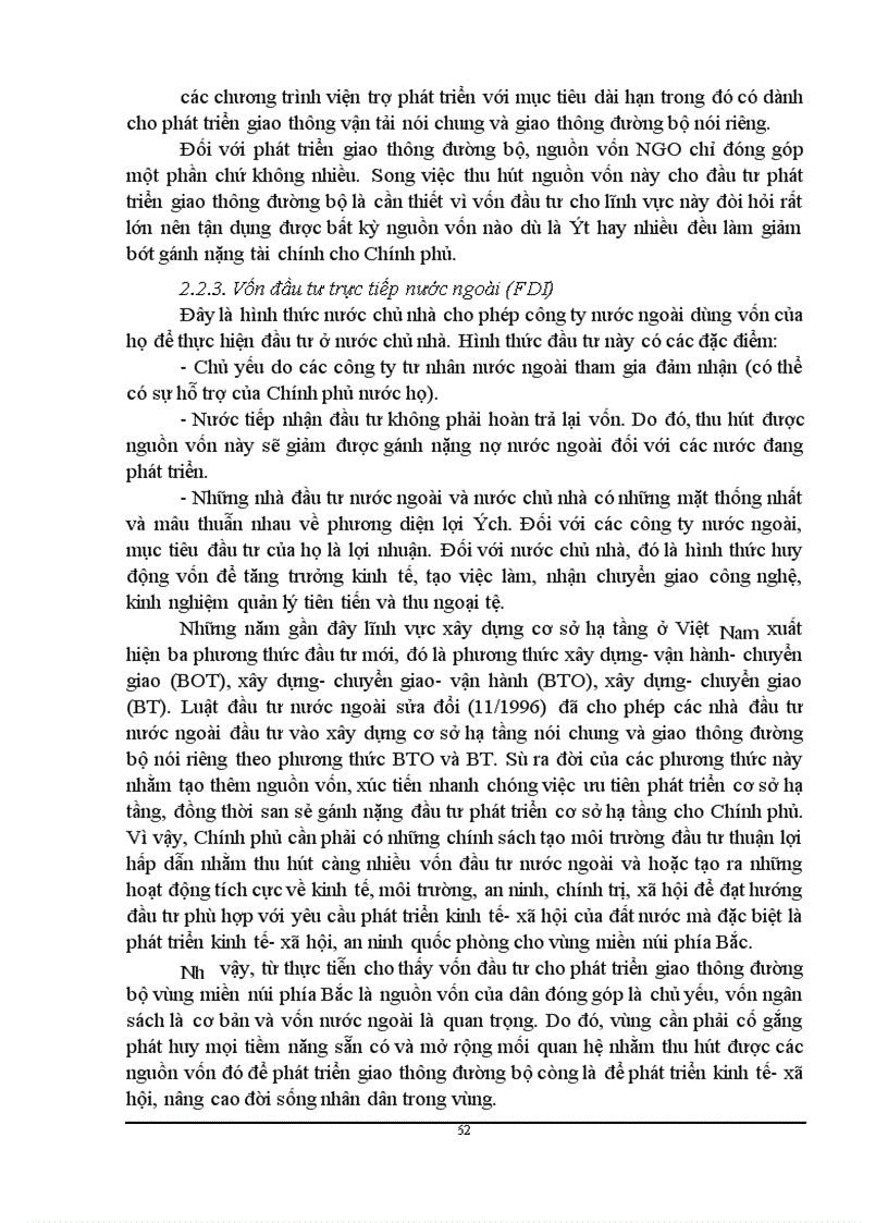 image for page Phương hướng và giải pháp nhằm tăng cường huy động vốn cho đầu tư phát triển mạng lưới giao thông đường bộ vùng miền núi phía Bắc giai đoạn 2001 2010 1