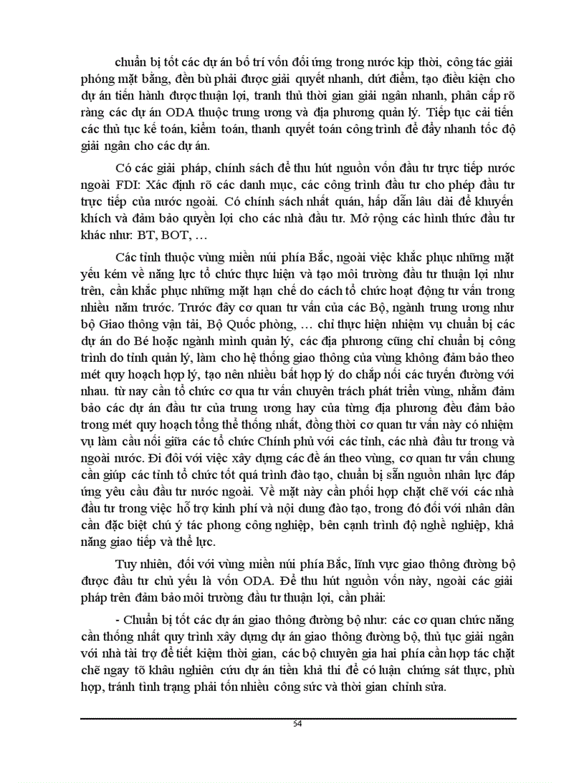 image for page Phương hướng và giải pháp nhằm tăng cường huy động vốn cho đầu tư phát triển mạng lưới giao thông đường bộ vùng miền núi phía Bắc giai đoạn 2001 2010 1