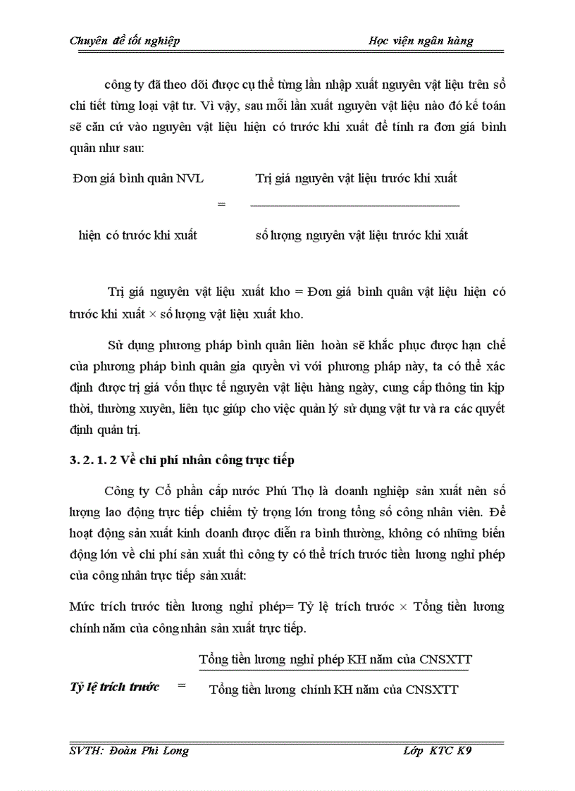 image for page Thực trạng và giải pháp hoàn thiện kế toán chi phí sản xuất và tính giá thành sản phẩm tại Công ty Cổ phần cấp nước Phú Thọ